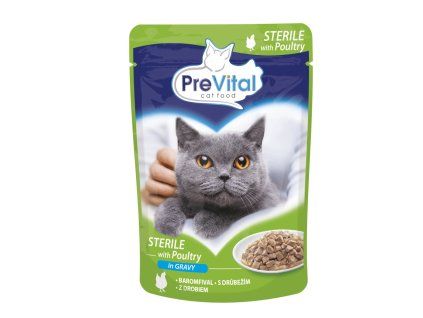 prevital cat kapsa sterille drubezi 100g