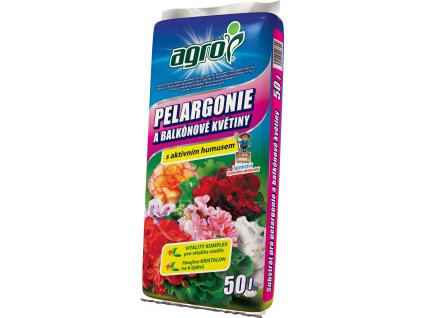 00015A AGRO Substrat pro Pelargonie 50l 8594005003309