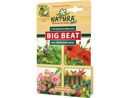 NATURA Big Beat tyčinkové hnojivo. 12 ks