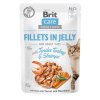 brit care cat fillets in jelly with tender turkey a shrimps 85g