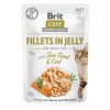 brit care cat fillets in jelly with fine trout a cod 85g