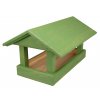 Krmítko pro ptáky dřevěné č. 12 (24x40x20cm) - velké, zelené