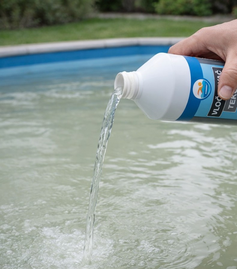 Mléčná, zakalená či bílá voda v bazénu – příčiny a řešení