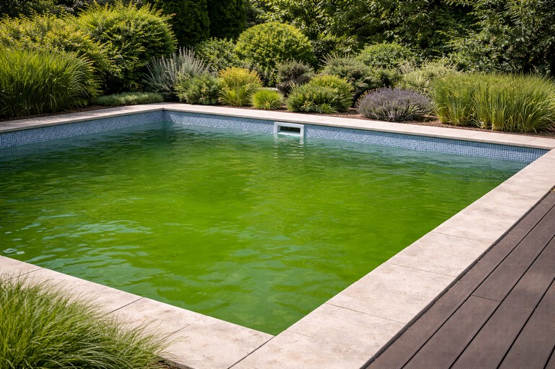 Zelená voda v bazénu: jak ji rychle vyčistit a zabránit návratu řas