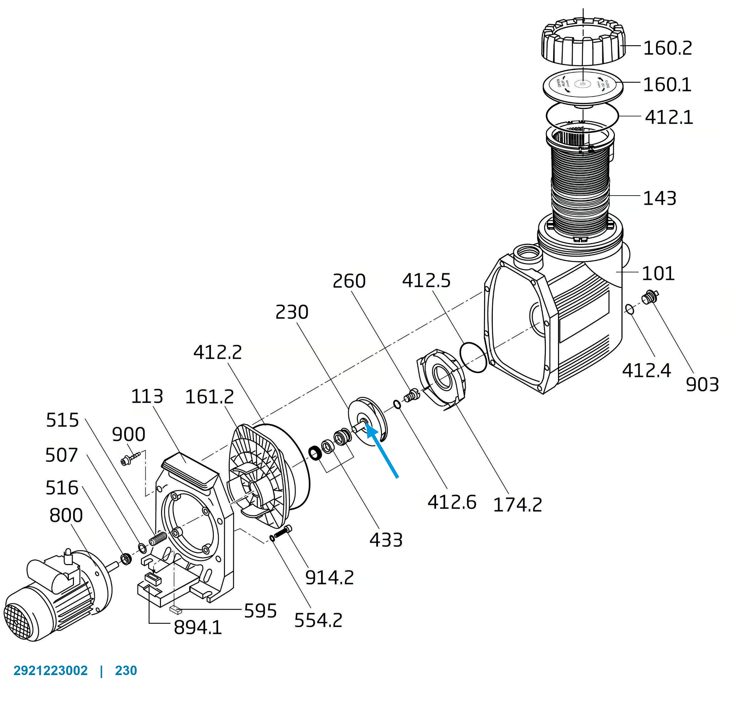 Turbína BADU 90/13, D=114, B=10