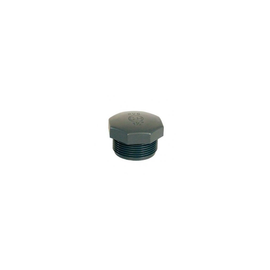 PVC cap 1/2" external - external thread