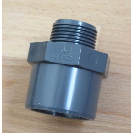 Nipl - přechodka PVC 32/25 mm lepení/ vnější závit 1"