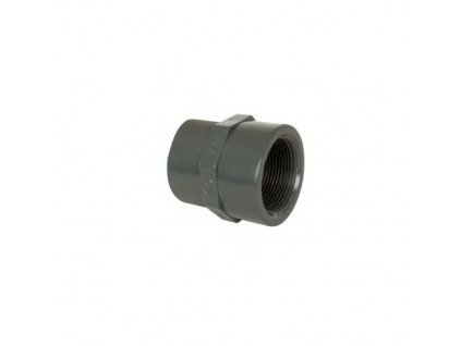 Mufna with thread - PVC adapter 50/40 mm gluing/internal thread 1 and 1/2" (6/4")