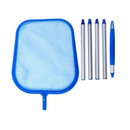 Level pool folding net with pole