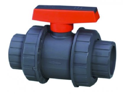 Bazénový kulový dvoucestný ventil 40 mm standard