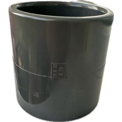 PVC Reducer long 90mm ext./75mm int. x 75mm int.