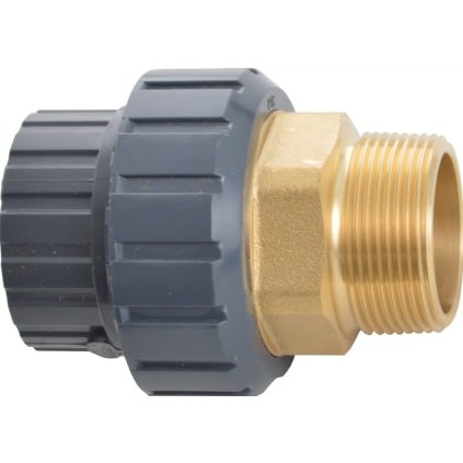 Šroubení 50 x 1 1/2“ ext. MOSAZ (lepení x ext. závit)