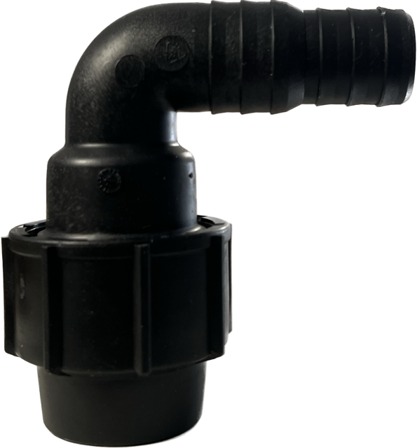 Poolservis Koleno 90° stupňů pro bazénovou hadici 32/38mm