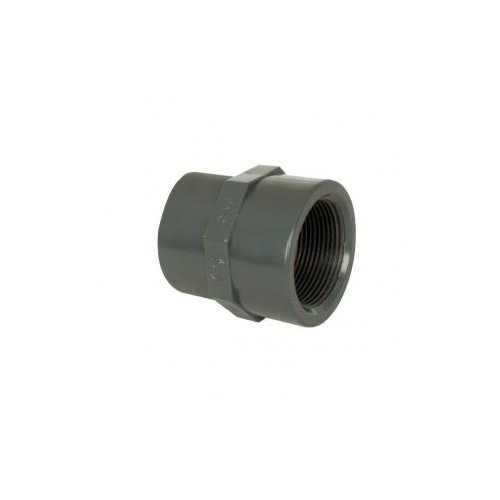 Vagnerpool Mufna se závitem - přechodka PVC 50 mm lepení/ vnitřní závit 1 a 1/2" (6/4")