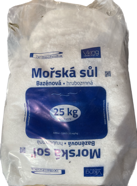Vagnerpool Bazénová mořská sůl - 25 kg - Chorvatsko - pouze osobní odběr