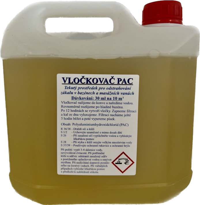 Poolservis Vločkovač 3l (Floccer - Flokul) -  projasnění vody v bazénu