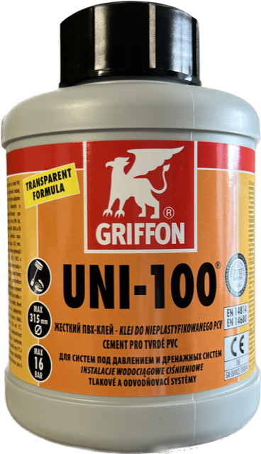 GRIFFON UNI-100 PVC-U lepidlo 500g