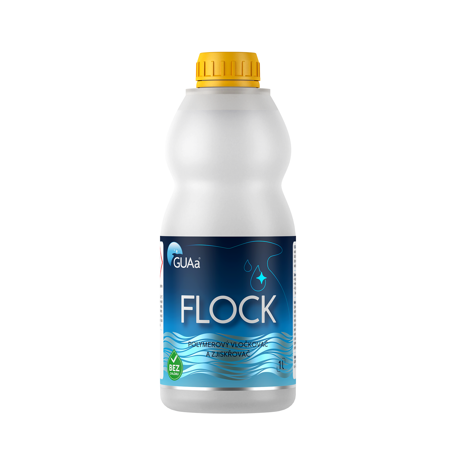 GUAa FLOCK 1L - Vločkovač a zjiskřovač pro bezchybnou bazénovou vodu