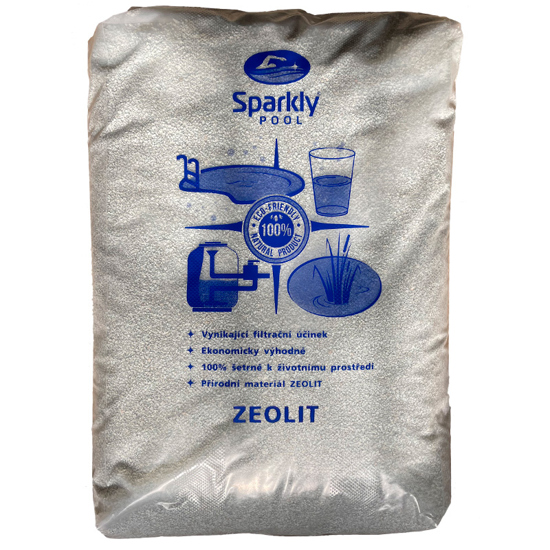 SparklyPool Zeolit do filtrace bazénu 1 - 2,5 mm - 20 kg - DOPRAVA ZDARMA