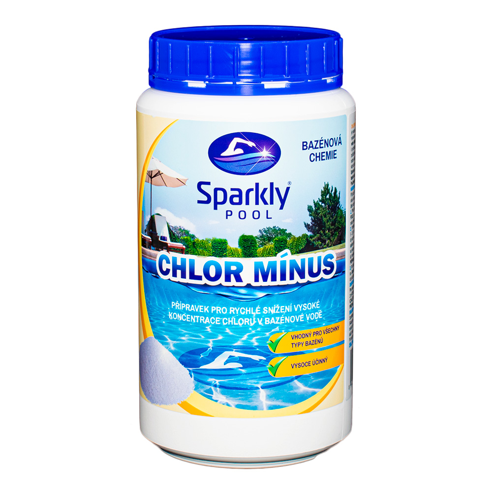 SparklyPool Sparkly POOL Chlor mínus - chlor stop 1 kg