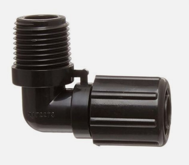 Koleno 1/2" s matic&iacute; chlor&aacute;toru Pentair Rainbow 320-C - na potrub&iacute;