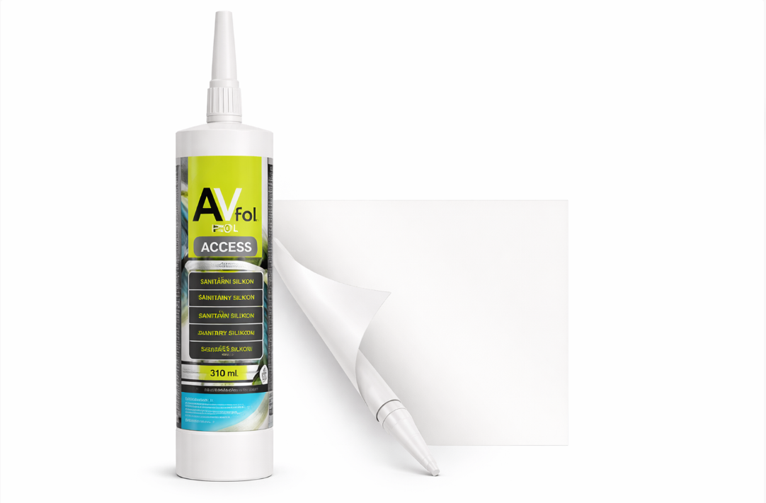 Vagnerpool AVfol Silikon - B&iacute;l&yacute;, tuba 310 ml