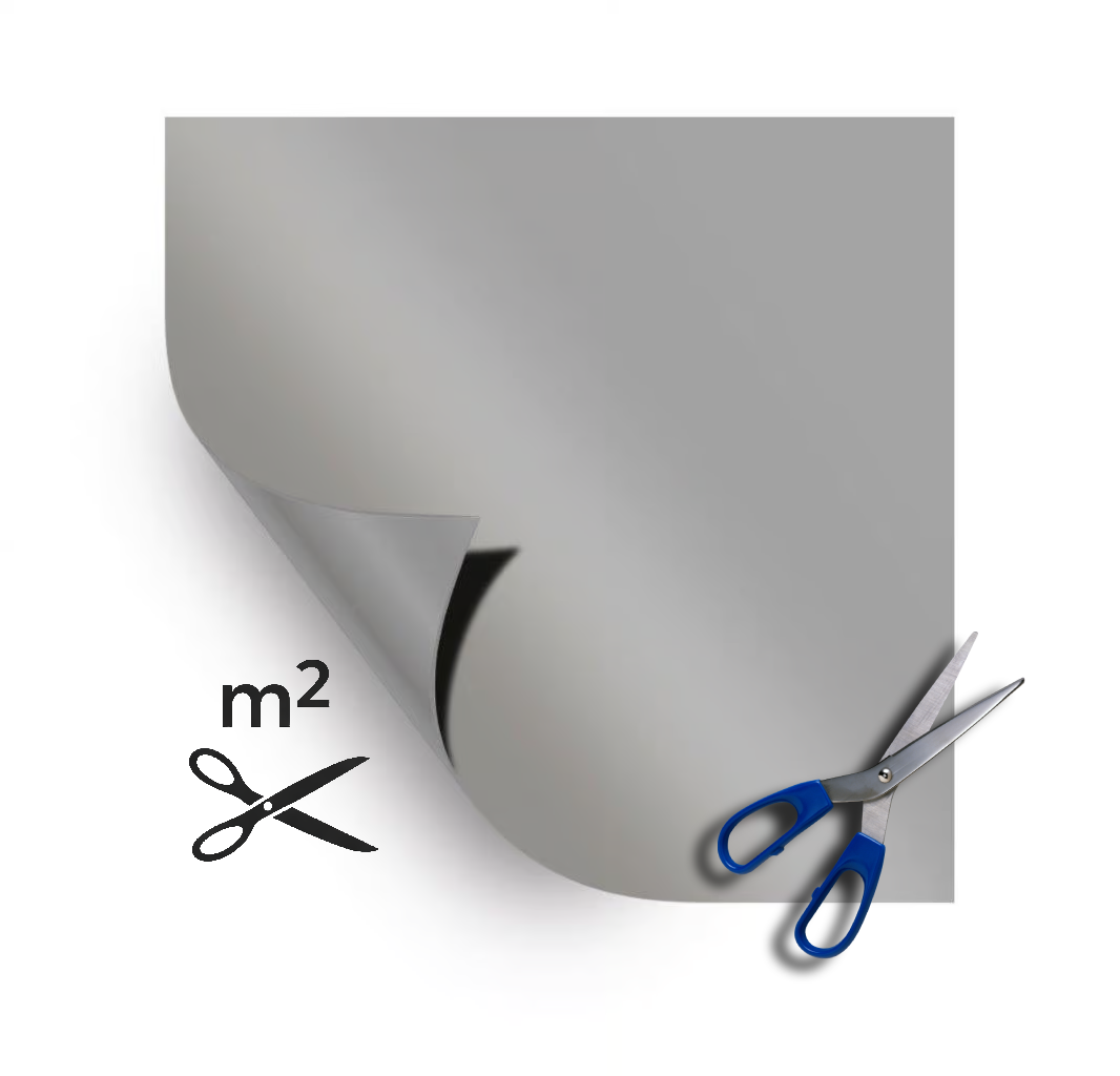 Vagnerpool F&oacute;lie AVfol Master - Světle &scaron;ed&aacute;, 1,65m &scaron;&iacute;ře, Metr&aacute;ž