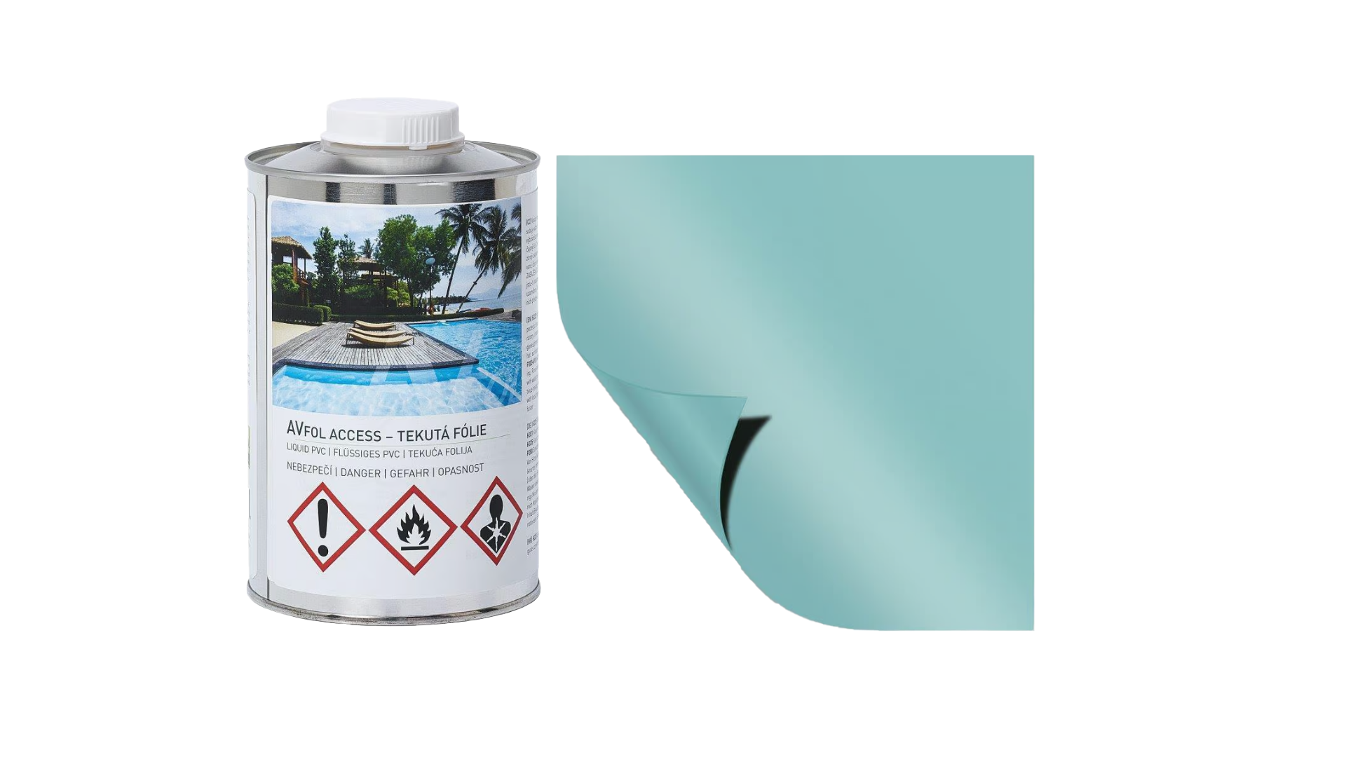 Vagnerpool Avfol - tekutá PVC fólie Caribic 1kg