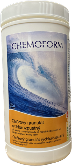 Vyrobce Chlorový granulát rychlorozpustný 1kg - chloršok, CHEMOFORM