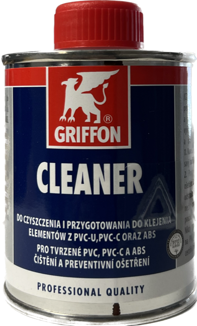 Čistič Griffon 125ml  pro odmaštění PVC spojů