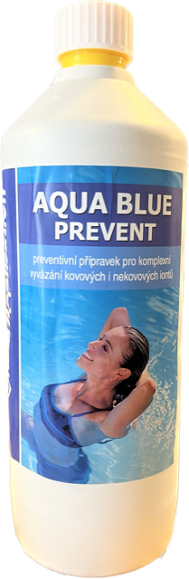 Aqua blue prevent 1l, prevence proti usazeninám železa, vápníku a rzi
