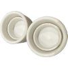 White rubber support caps for a pool ladder (2 pcs), 42–43 mm