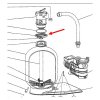 Spona filtrace KIT AZUR - pro přichycení šesticestného ventilu