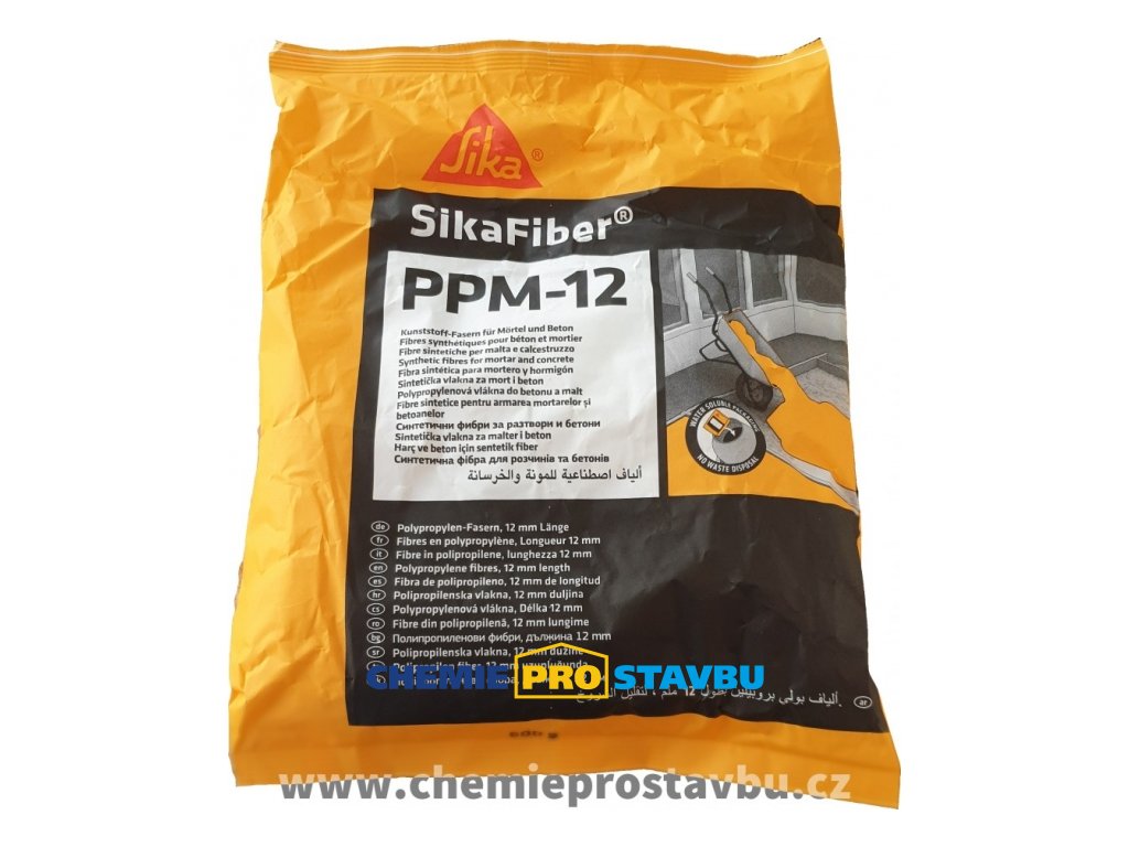 SikaFiber PPM 12, 600g - polypropylenová vlákna do betonu