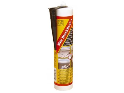 Sika BlackSeal-1, 300 ml - černý těsnící tmel pro opravy střech a okapů
