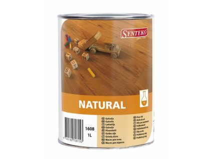 Synteko Natural olel - alkydový olej bez obsahu rozpouštědel na dřevěné podlahy