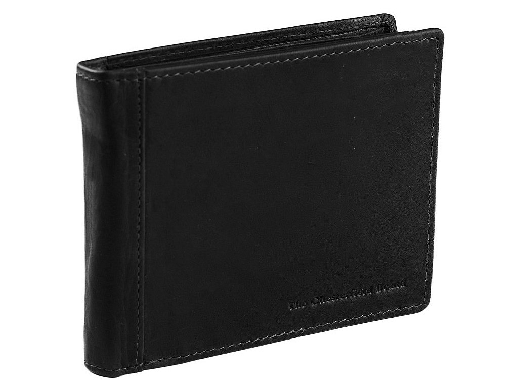Pánská kožená peněženka RFID Alvina černá