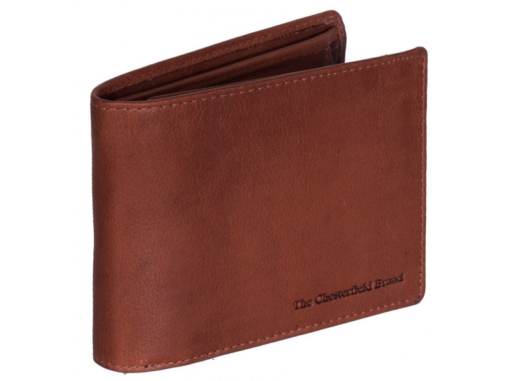 Pánská kožená peněženka RFID Marion koňaková