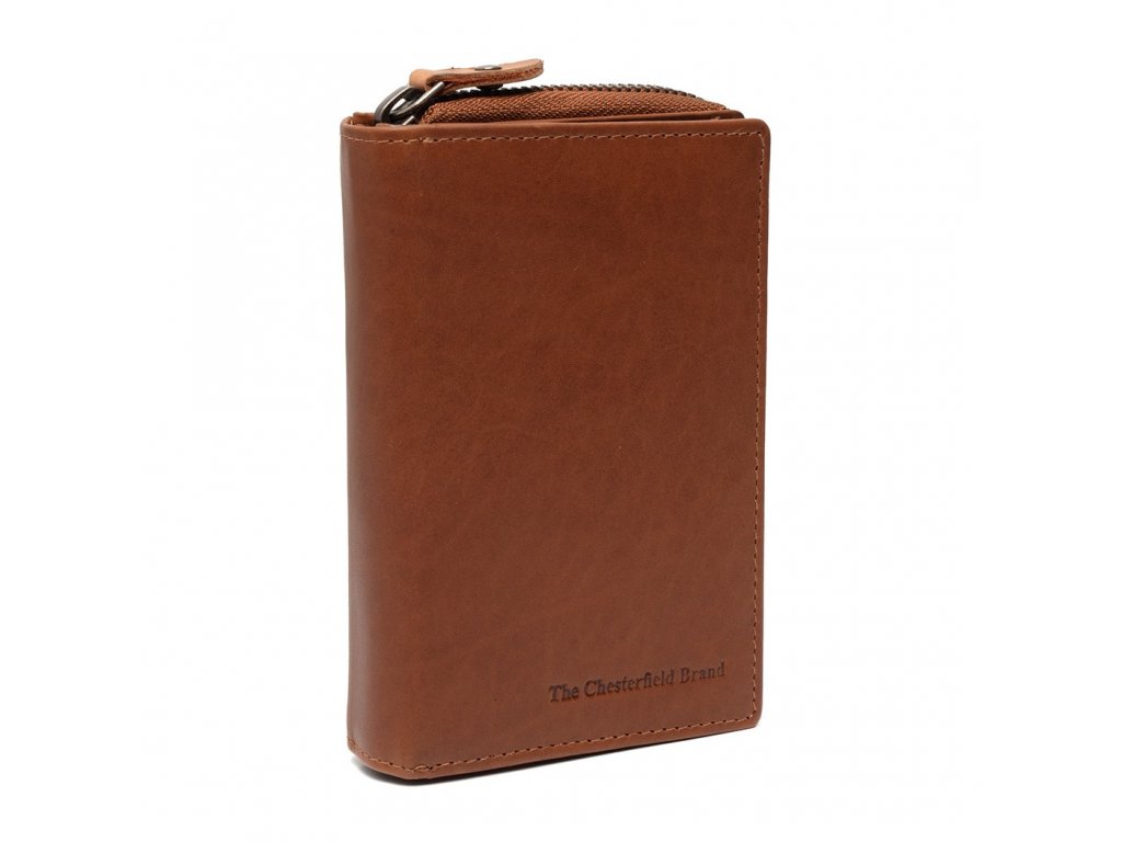 Dámská kožená peněženka RFID Dalma koňaková | The Chesterfield Brand