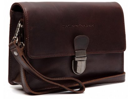 dámská kožená kabelka do ruky i přes rameno chesterfield lucca c48127001 hnědá - přední strana