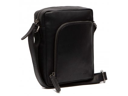 Kožená crossbody taška přes rameno černá Timor C48.121900