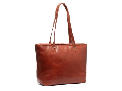 Kožená kabelka shopper Astano C38.021531 koňaková