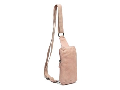 Kožená crossbody taška Cambridge C58.033009 světle růžová 5