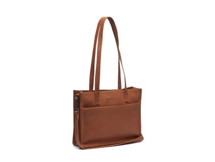 kožená shopper kabelka EstellaC38.021831 koňaková 5