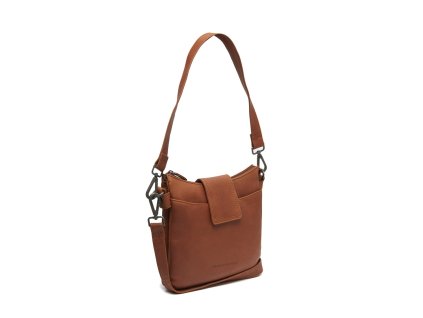 Kožená kabelka přes rameno crossbody CaloraC48.140731 koňaková 5
