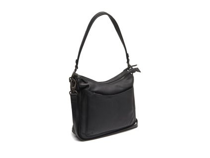 kožená kabelka přes rameno crossbody TivraC48.140800 černá 5