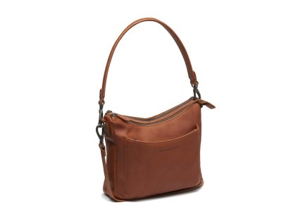 Kožená kabelka přes rameno crossbody TivraC48.140831 koňaková 5