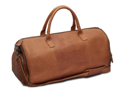 Kožená cestovní taška weekender Finlay C20.005631 koňaková 1