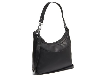 Kožená kabelka přes rameno Olvia C48.139100 černá