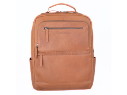 Kožený batoh na notebook 15,6 Philippe C58.700331 koňakový